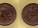 2 Centavos Argentina 1890 KM# 33